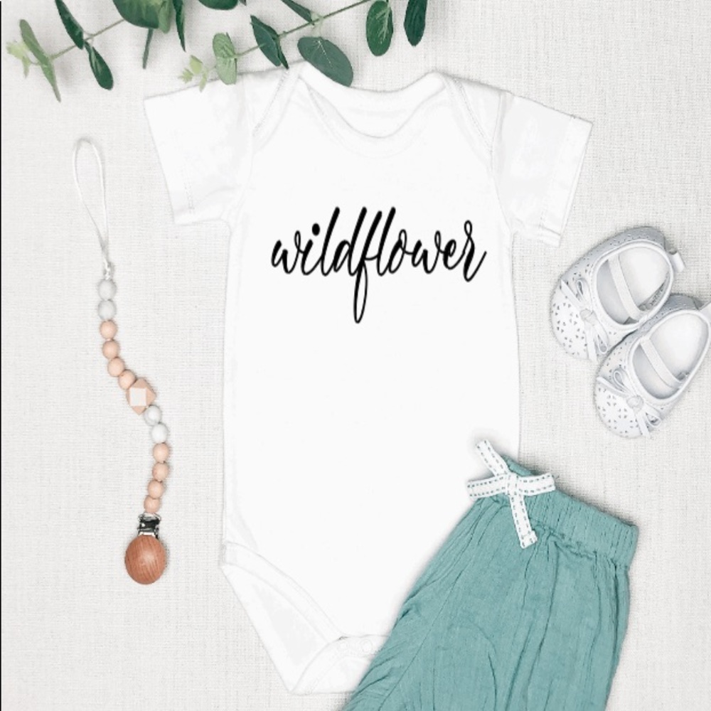 Wildflower onesie